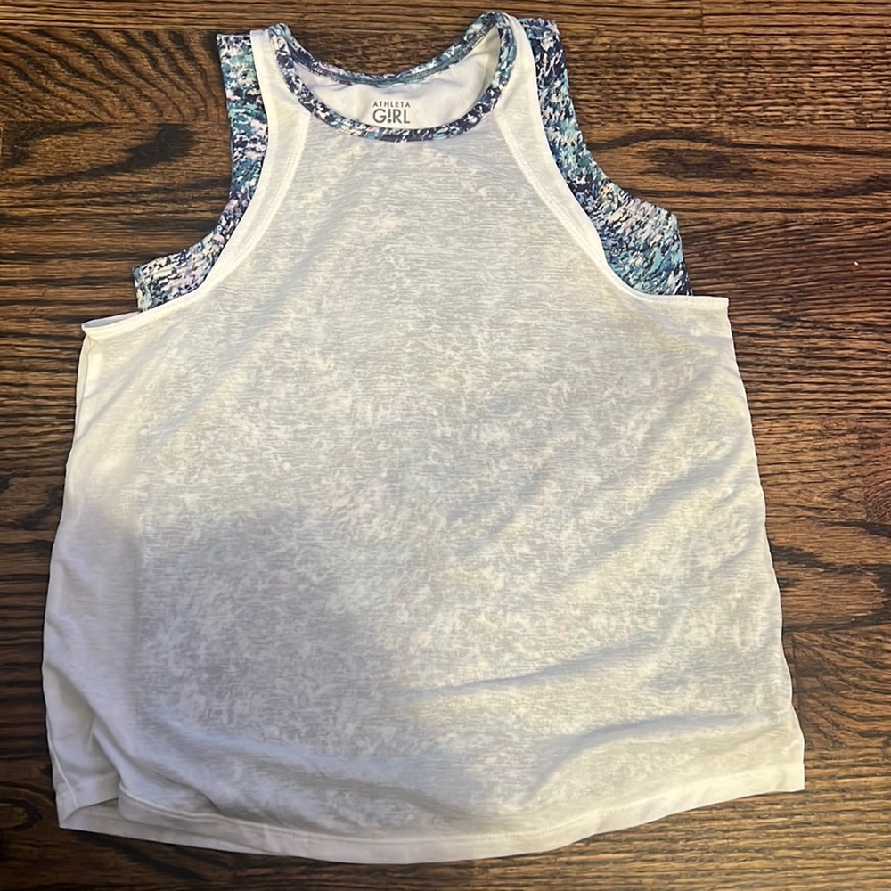Athlete Girl size s/7 girls workout tank top